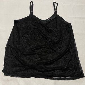 Torrid plus size 1X Black Lace Top